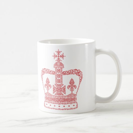 König-oder Königin-Krone Kaffeetasse (Rechts)