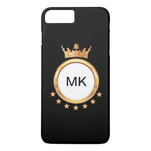 König Of Bling Monogram Case-Mate iPhone Hülle (Rückseite)