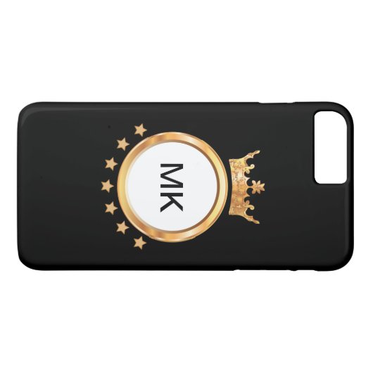 König Of Bling Monogram Case-Mate iPhone Hülle (Rückseite (Horizontal))