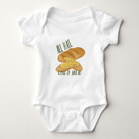 König Of Bread Baby Strampler (Vorderseite)