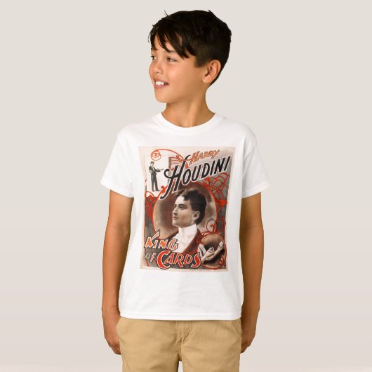 König Of Cards Harry-Houdini T-Shirt (Vorne ganz)