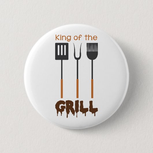 König Of Grill Button (Vorderseite)