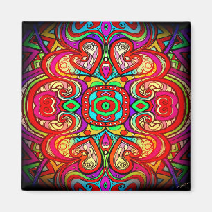 König Of Hearts Art Magnet