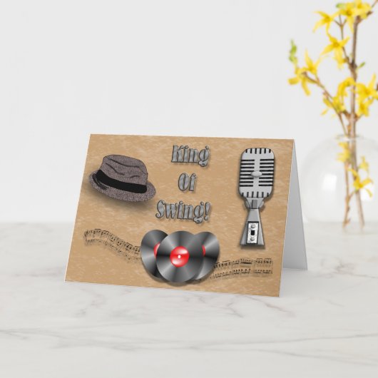 König Of Swing Karte (Gelbe Blume)