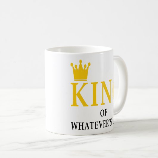 König Of, Whatevers Left Wedding Geschenk-Idee Kaffeetasse (VorderseiteRechts)