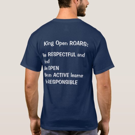 König Open T-shirt (Rückseite)