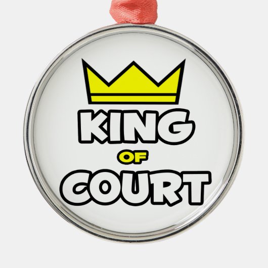 König Ornament Aus Metall (Vorne)