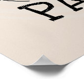 König Papaw T-shirts und Geschenke Poster (Ecke)