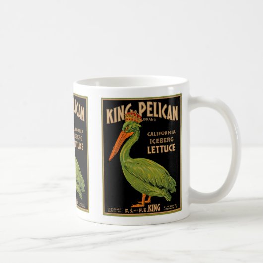 König Pelican Brand Lettuce Kaffeetasse (Rechts)