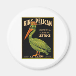 König Pelican Lettuce Magnet