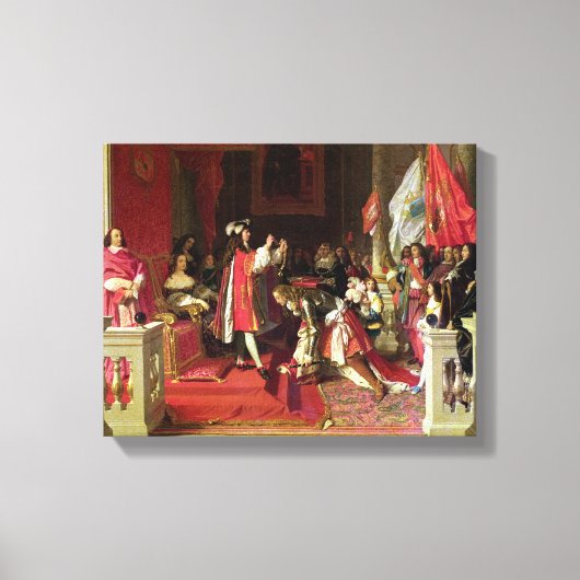 König Philip V. von Spanien Leinwanddruck (Vorderseite)