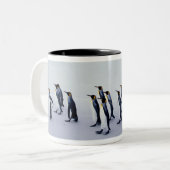 König-Pinguine (Aptenodytes patagonicus) Zweifarbige Tasse (Vorderseite Links)