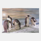 König-Pinguine Geschirrtuch (Horizontal)
