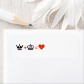 König plus Königin gleicht Liebe (Insitu)