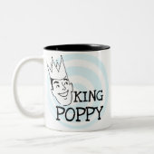 König Poppy T-shirts und Geschenke Zweifarbige Tasse (Links)