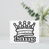 König Postkarte (Stehend Vorderseite)