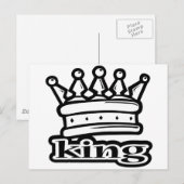 König Postkarte (Vorne/Hinten)