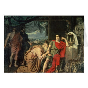 König Priam, das Achilleus um Rückkehr von bitte