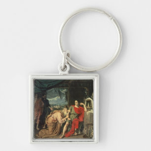 König Priam, das Achilleus um Rückkehr von bitte Schlüsselanhänger