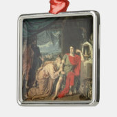 König Priam, das Achilleus um Rückkehr von bittet Silbernes Ornament (Links)