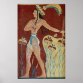 König Priester oder Prinz mit Lilien Poster (Vorne)