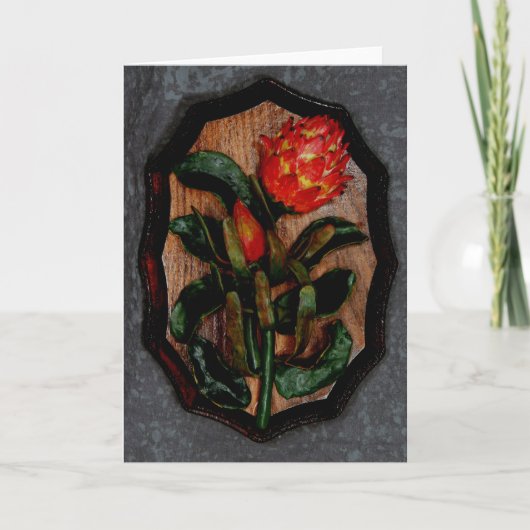 König Protea Karte (Vorderseite)