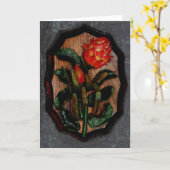 König Protea Karte (Gelbe Blume)