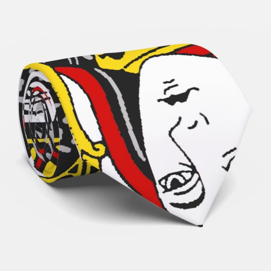 König Queen der Spaten-Krawatte Krawatte (Gerollt)