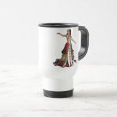 König Queen Of Hearts Reisebecher (VorderseiteRechts)