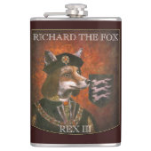 König Richard der Dritte Fuchsflasche Flachmann (Vorderseite)
