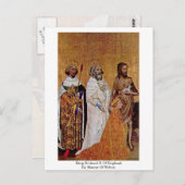 König Richard II von England von Master Wilton Postkarte (Vorne/Hinten)
