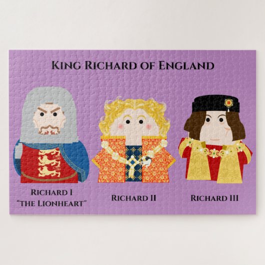 König Richard von England Puzzle (Horizontal)