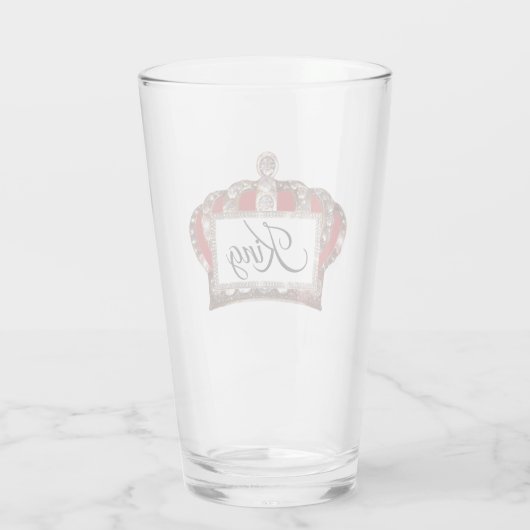 König "Royal Crown" Glas (Rückseite)