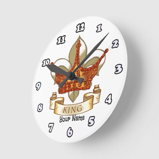 König Runde Wanduhr (Winkel)