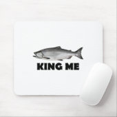 König Salmon Fischen Mousepad (Mit Mouse)
