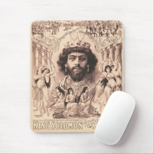 König Salomo umgeben von tanzenden Mädchen Mousepad