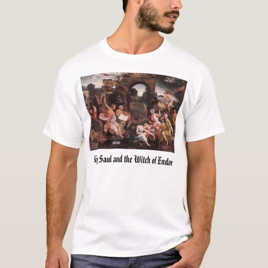 König Saul und die Hexe von Endor T-Shirt (Vorderseite)