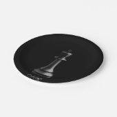 König Schachstück Halloween Kostümschach Lover Pappteller (Schrägansicht)