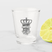 König Schnapsglas (Vorderseite)