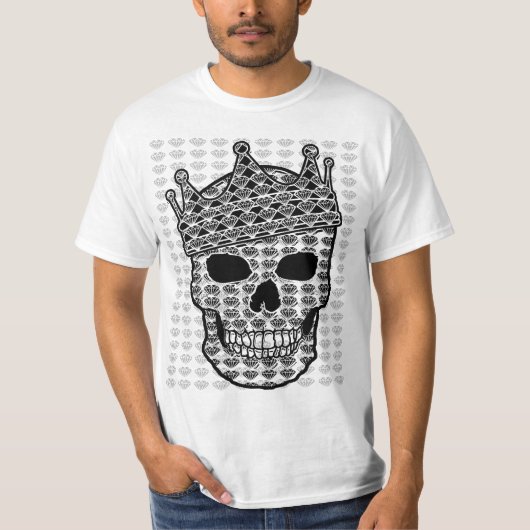 König Skull Diamond T-Shirt (Vorderseite)