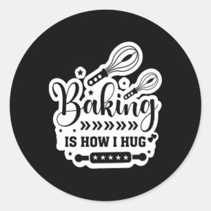 König So umarme ich Lustiger König Mütter Cookies  Runder Aufkleber