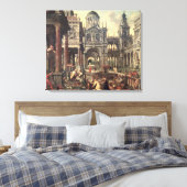 König Solomon und die Königin von Sheba Leinwanddruck (Insitu (Schlafzimmer))