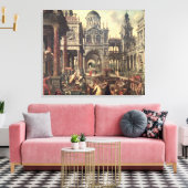 König Solomon und die Königin von Sheba Leinwanddruck (Insitu (Wohnzimmer))