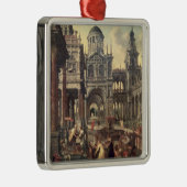 König Solomon und die Königin von Sheba Ornament Aus Metall (Rechts)