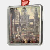 König Solomon und die Königin von Sheba Ornament Aus Metall (Links)