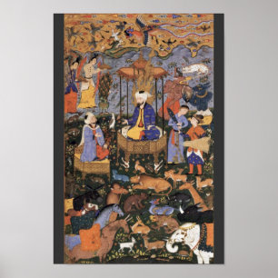 König Solomon von Persischer Meister Poster