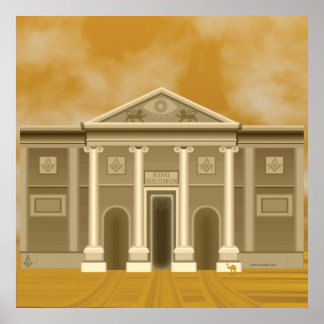 König Solomons Tempel Poster