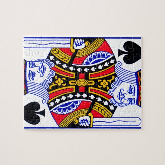 König Spielkarte Puzzle (Horizontal)