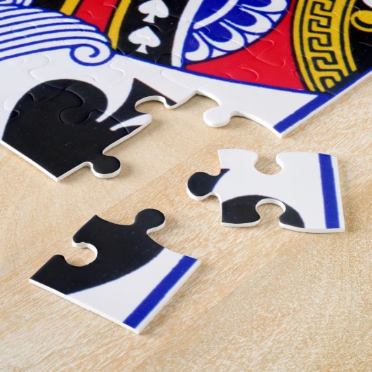 König Spielkarte Puzzle (Seite)