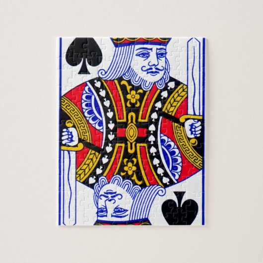 König Spielkarte Puzzle (Vertikal)